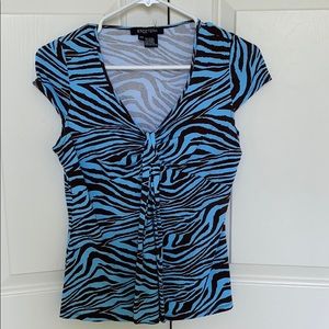 Animal print top